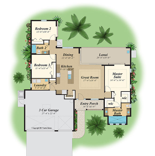 palm house floorplan